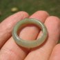 Natural  Grade A  Jadeite Jade ring stone carving  Size 7.5 US  A470