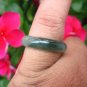 Large Natural Jadeite Jade Ring Thailand Jewelry Art Size 7 EB 440