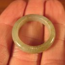 Natural Grade A  Jadeite Jade ring stone mineral carving  Size 7.5 US  A608