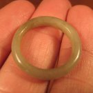 Natural Grade A  Jadeite Jade ring stone mineral carving  Size 6.75 US  A908