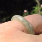 Natural Grade A  Jadeite Jade ring stone mineral carving  Size 7 US  A1901