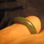 Natural  Grade A  Jadiete  Jade ring stone carving  Size 7.5  A705