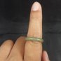 Natural  Grade A  Jadiete  Jade ring stone carving  Size  6.5   A7128