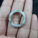 Natural  Grade A  Jadiete  Jade ring stone carving  Size 6.5  A7136