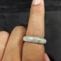 Natural  Grade A  Jadiete  Jade ring stone carving  Size 6.5  A7136