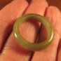 Natural Grade A  Jadeite Jade ring stone mineral carving  Size 7.5 US  A690
