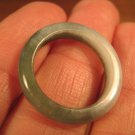 Natural Grade A  Jadeite Jade ring stone mineral carving  Size 6.75 US  A820
