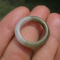 Natural Grade A  Jadeite Jade ring stone mineral carving  Size 6.25 US  A2247