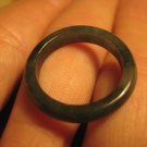 Natural Jadeite Jade ring Thailand jewelry stone mineral art size 7  A364