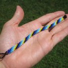Huichol Bead Indian Bracelet Jewelry Art Hand Made Guadalajara Mexico A86