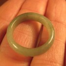 Natural Grade A  Jadeite Jade ring stone mineral carving  Size 7 US  A582