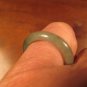 Natural Grade A  Jadeite Jade ring stone mineral carving  Size 7 US  A909