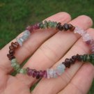 Natural Tourmaline  bead  stone bracelet Thailand jewelry art A7