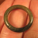 Natural Grade A  Jadeite Jade ring stone mineral carving  Size 6.5 US  A610