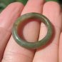 Natural Grade A  Jadeite Jade ring stone mineral carving  Size 6.5 US  A1504