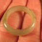 Natural Grade A  Jadeite Jade ring stone mineral carving  Size 7.5 US  A620