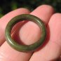 Natural Grade A  Jadeite Jade ring stone mineral carving  Size 6.5 US  A980