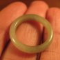 Natural Grade A  Jadeite Jade ring stone mineral carving  Size 6.5 US  A1934