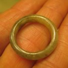 Natural Jade ring Thailand jewelry stone mineral art size 6.5  A215