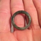 Natural Jade stone mineral Ring Thailand Jewelry Art Size 6.5 US A702