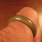 Natural Grade A  Jadeite Jade ring stone mineral carving  Size 9 US  A1051