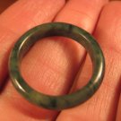 Natural Grade A  Jadeite Jade ring stone mineral carving  Size 9.75 US  A1053