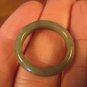 Natural Grade A  Jadeite Jade ring stone mineral carving  Size 6.5 US  A2034