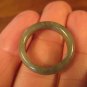 Natural Grade A  Jadeite Jade ring stone mineral carving  Size 6.5 US  A2034