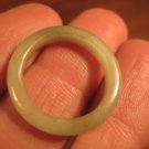 Natural Grade A  Jadeite Jade ring stone mineral carving  Size 6.75 US  A901