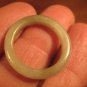 Natural Grade A  Jadeite Jade ring stone mineral carving  Size 6.75 US  A901