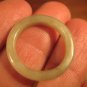 Natural Grade A  Jadeite Jade ring stone mineral carving  Size 6.75 US  A901