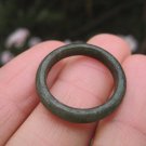 Natural  Jadeite Jade ring stone mineral carving  Size 7 US  A506