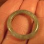 Natural Grade A Jadeite Jade ring stone mineral carving Size 7 US A3089