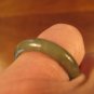 Natural Grade A Jadeite Jade ring stone mineral carving Size 7 US A2082