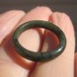 Natural Jadeite Jade ring stone mineral carving Size 6.75 US A28