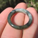 Natural  Jadeite Jade ring stone mineral carving  Size 6.75 US  A509