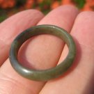 Natural Jade ring Thailand jewelry stone mineral art size 6.75  A145