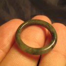 Natural Jadeite Jade ring Thailand jewelry stone mineral art size 6.75  A370