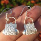 925 Silver Shakyamuni Buddha handbag earrings earring jewelry art Chang Mai