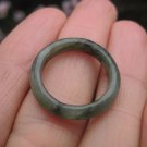 Natural  Jadeite Jade ring stone mineral carving  Size 6.75 US  A507