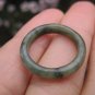 Natural  Jadeite Jade ring stone mineral carving  Size 6.75 US  A507