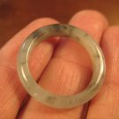Large Natural Grade A  Jadeite Jade ring stone carving  Size 9.5 US  A2042