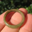 Natural Jadeite Jade ring Thailand jewelry stone mineral art size 9.75 A611