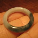 Natural Jadeite Jade ring Thailand jewelry stone mineral art size 10.5 A611