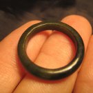 Natural Jadeite Jade ring Thailand jewelry stone mineral art size 7      406