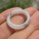 Natural Jade ring Thailand jewelry stone mineral art size 6.5  A85