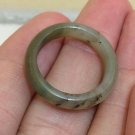 Natural Jadeite Jade ring Thailand stone art size 8.25 A638