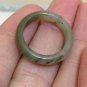 Natural Jadeite Jade ring Thailand stone art size 8.25 A638