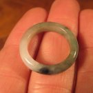 Natural  Jadeite Jade ring stone mineral carving  Size 6.5 US  A540