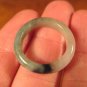 Natural Jadeite Jade ring stone mineral carving Size 6.5 US A540